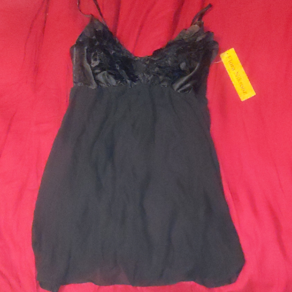 Flora Nikrooz Black Lace Chemise